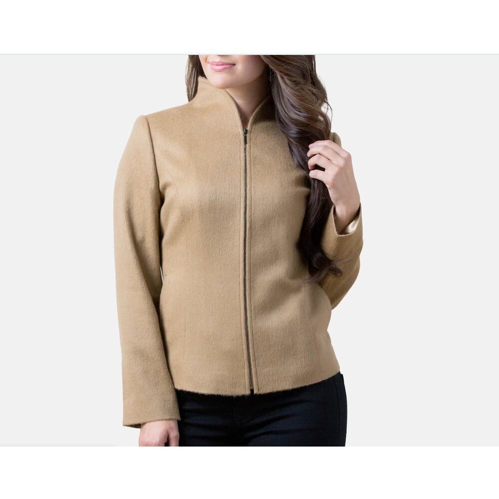 Simply Natural Missy Alice Jacket Coat Alpaca Merino Size 44 Large X-Large - Picture 3 of 7